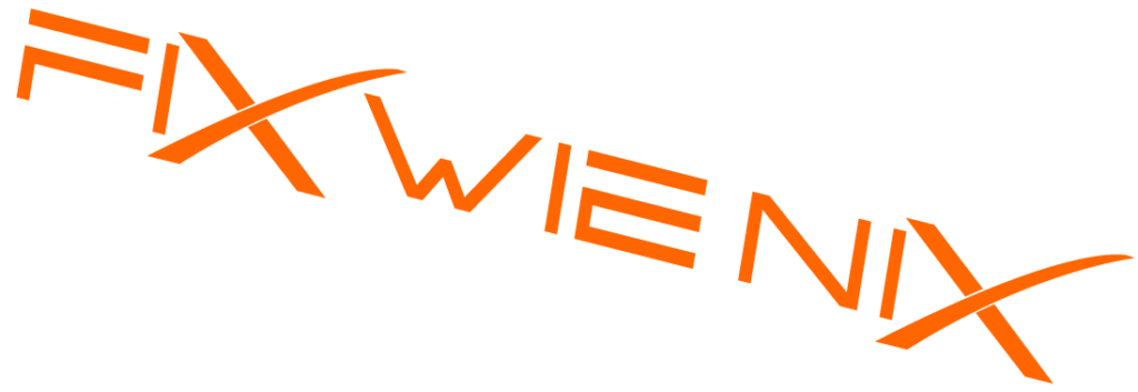 Schriftzug in Orange - Fix wie Nix
