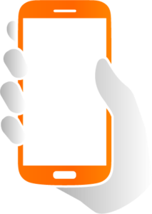 ICON - Hand das ein Handy hält